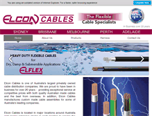 Tablet Screenshot of elconcables.com.au